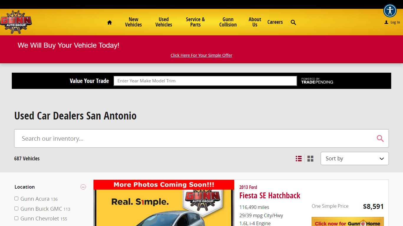 Used Cars For Sale in San Antonio | Gunn Used Cars - Gunn Auto